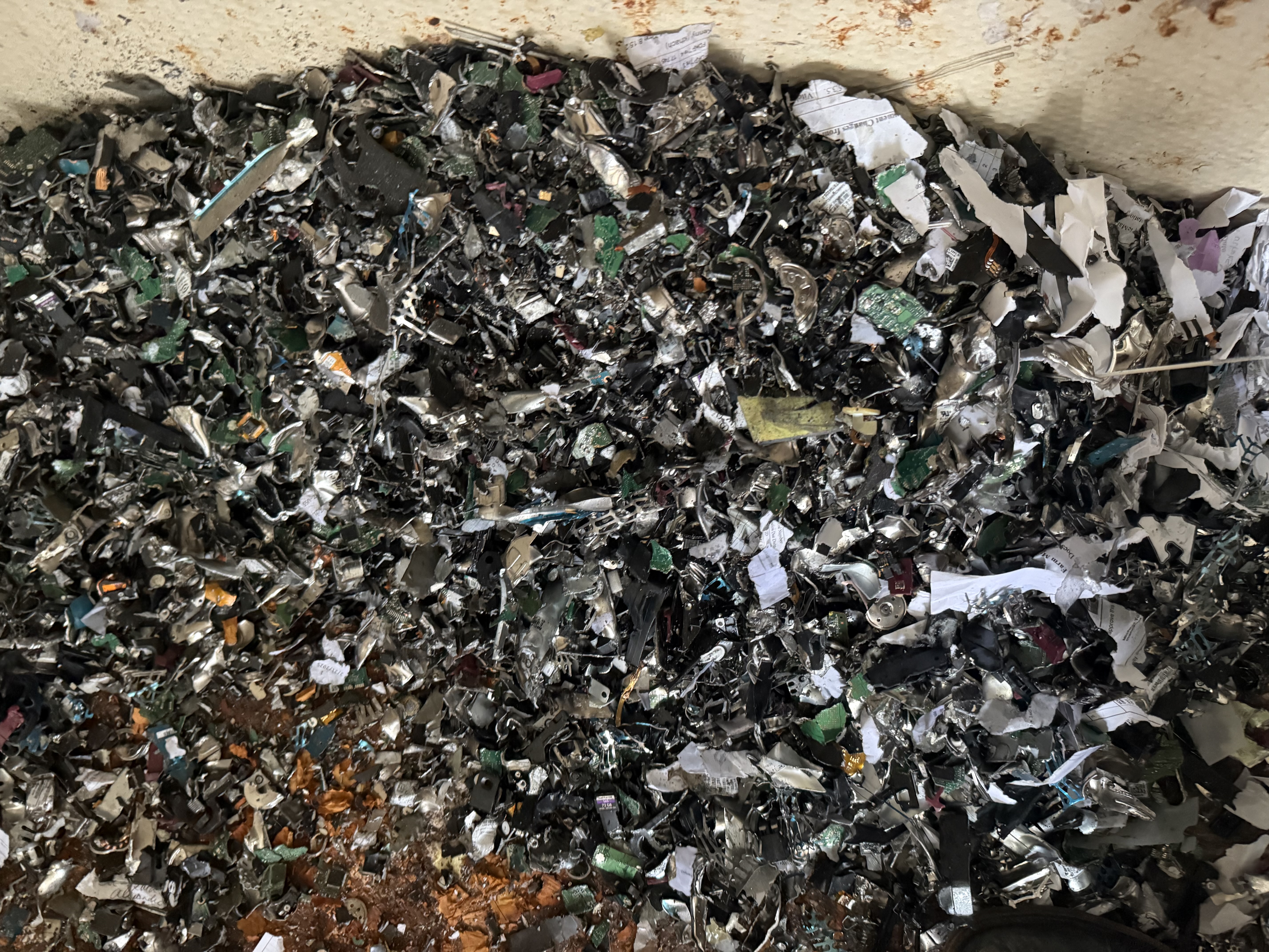 Real Hard Drive Destruction Results - Completely Shredded Components